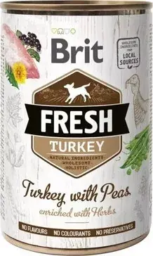 Kiárusítás Brit Fresh Turkey with Peas 400 g