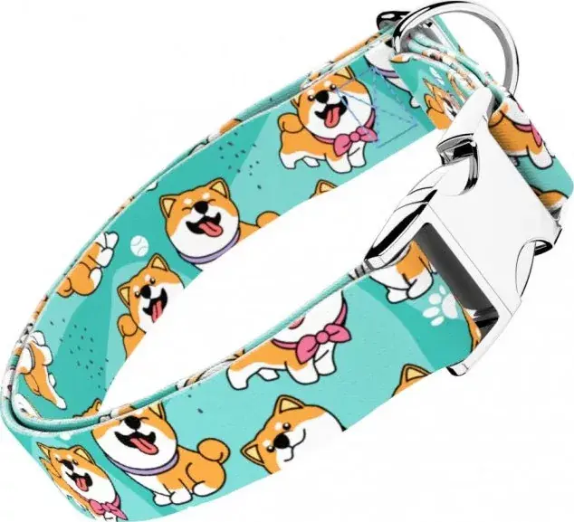 Alacsony ár April&June Shiba Inu kék nyakörv