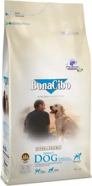Bonacibo Adult Dog (Csirke, szardella és rizs) 4 kg Legkelendőbb