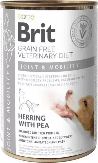 Brit GF Veterinary Diets Dog Can Joint & Mobility 400 g Árcsökkenés