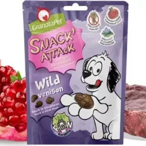 GranataPet Dog - Snack‘ Attack venison 100 g Szezonális akció
