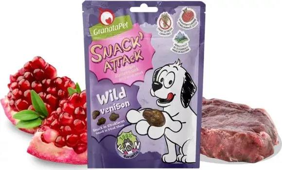 GranataPet Dog - Snack‘ Attack venison 100 g Szezonális akció