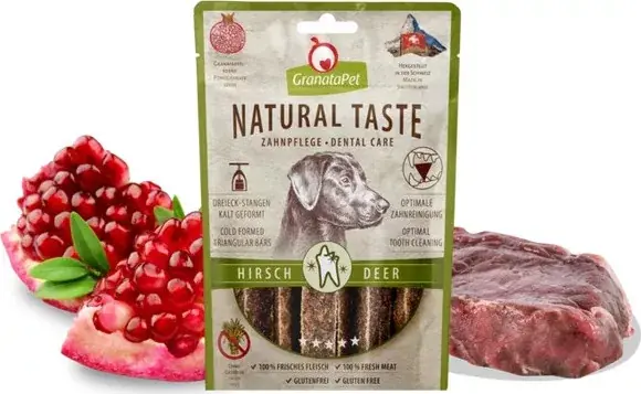 GranataPet Natural Taste Dental Hirsch 70 g (szarvas) 10 db Akciós ár