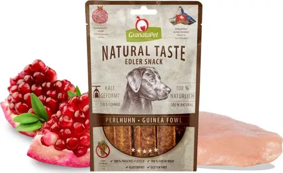 Prémium GranataPet Natural Taste Edler Snack Perlhuhn 90 g (gyöngytyúk) 10 db