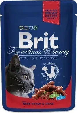 Brit Premium Cat Pouches Beef Stew With Peas 100 g Bestseller