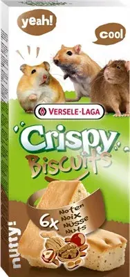 Vásárlói kedvenc Versele Laga Crispy Biscuits small animals nuts 6 pc 70 g