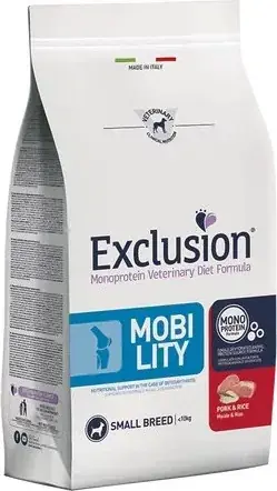Exclusion Mobility Pork & Rice Small Breed kutya gyógytáp 2 kg Bestseller