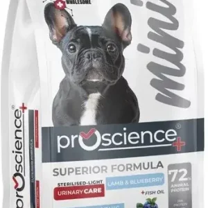 Biztonságos fizetés ProScience Mini Sterilised Dog Lamb & Blueberry 2 kg
