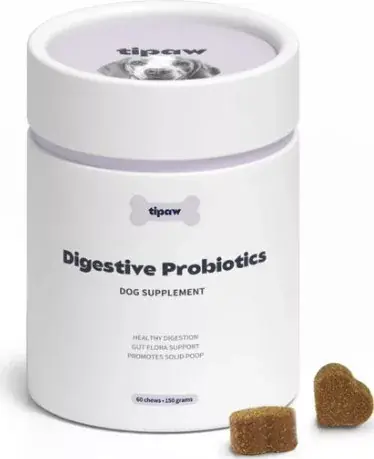 Ajánlat Tipaw Digestive Probiotics - Emésztést támogató probiotikum kutyáknak - 60 db