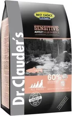 Dr.Clauder‘s Adult Sensitive Lazac & Rizs 4 kg Azonnal elérhető