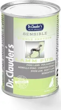 Dr.Clauder‘s Dog Selected Meat Sensible Lamb Pure bárányos konzerv 400 g Kedvezmény