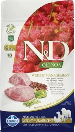 Kedvezményes ár N&D Quinoa Dog Weight Management Adult mini 800 g