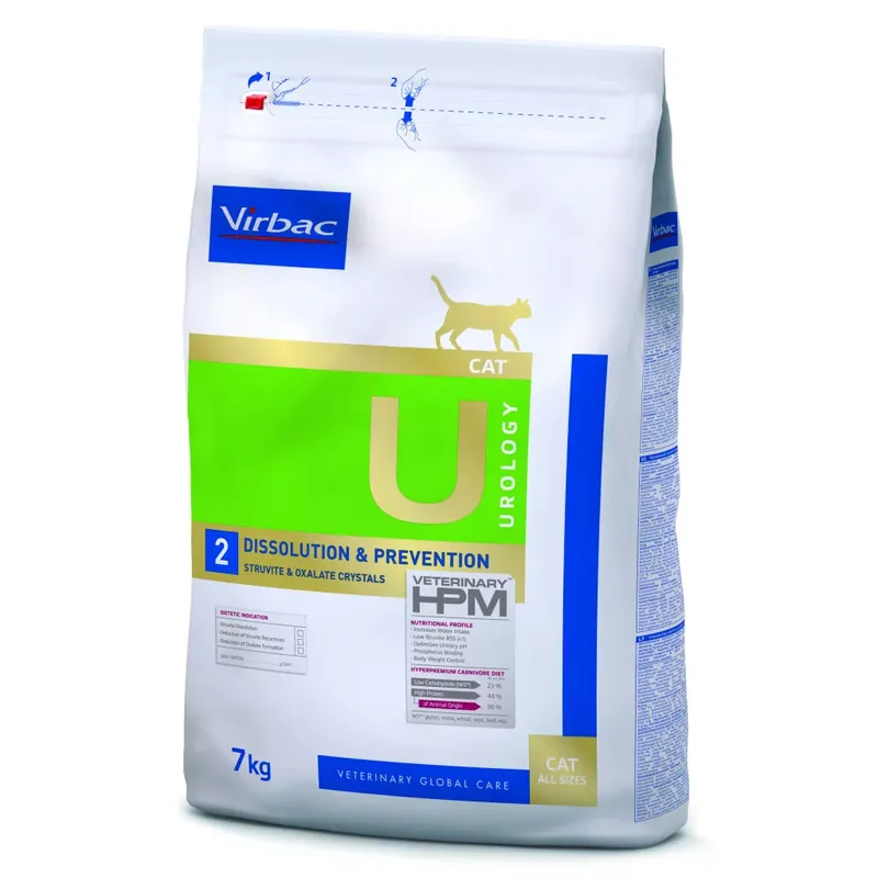Virbac HPM DIET CAT Urology Dissolution & Prevention 7 kg Szezonális akció