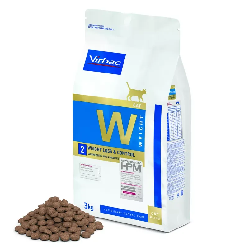 Szezonális akció Virbac HPM DIET CAT Weight Loss & Control 3 kg
