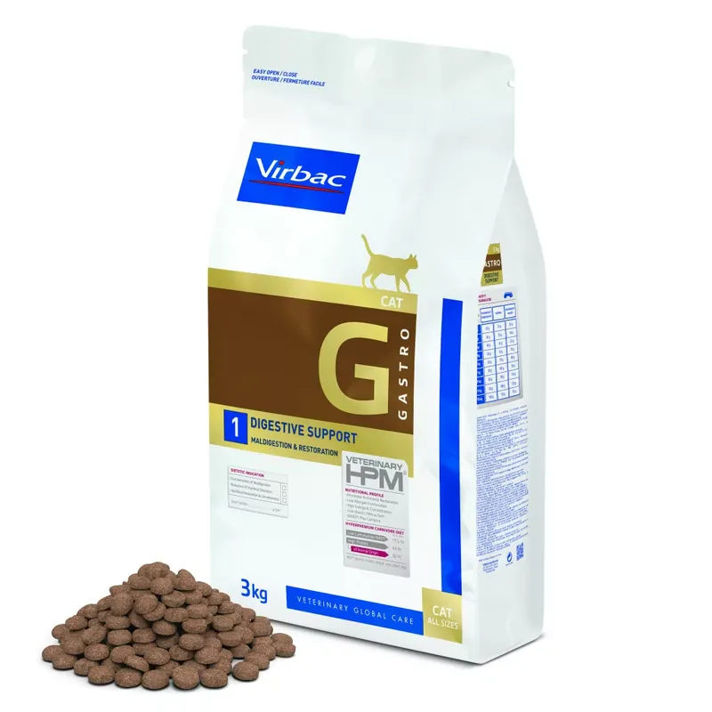Biztonságos fizetés Virbac HPM DIET CAT Digestive Support 3 kg