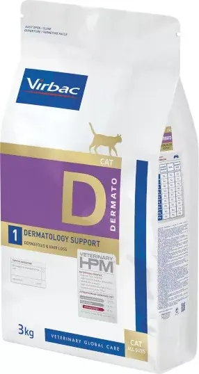 Virbac HPM DIET CAT Dermatology Support 3 kg Outlet