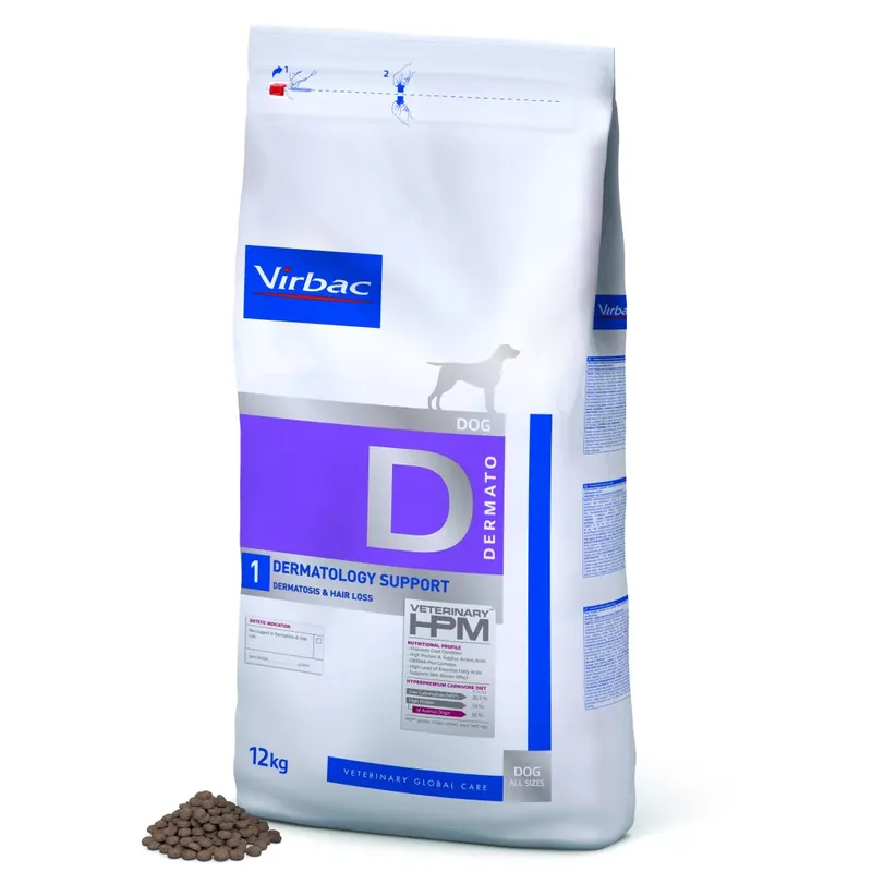 Virbac HPM DIET DOG Dermatology Support 12 kg Kihagyhatatlan ajánlat