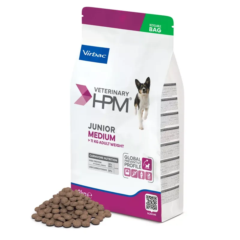 Biztonságos fizetés Virbac Junior Dog Special Medium 3 kg