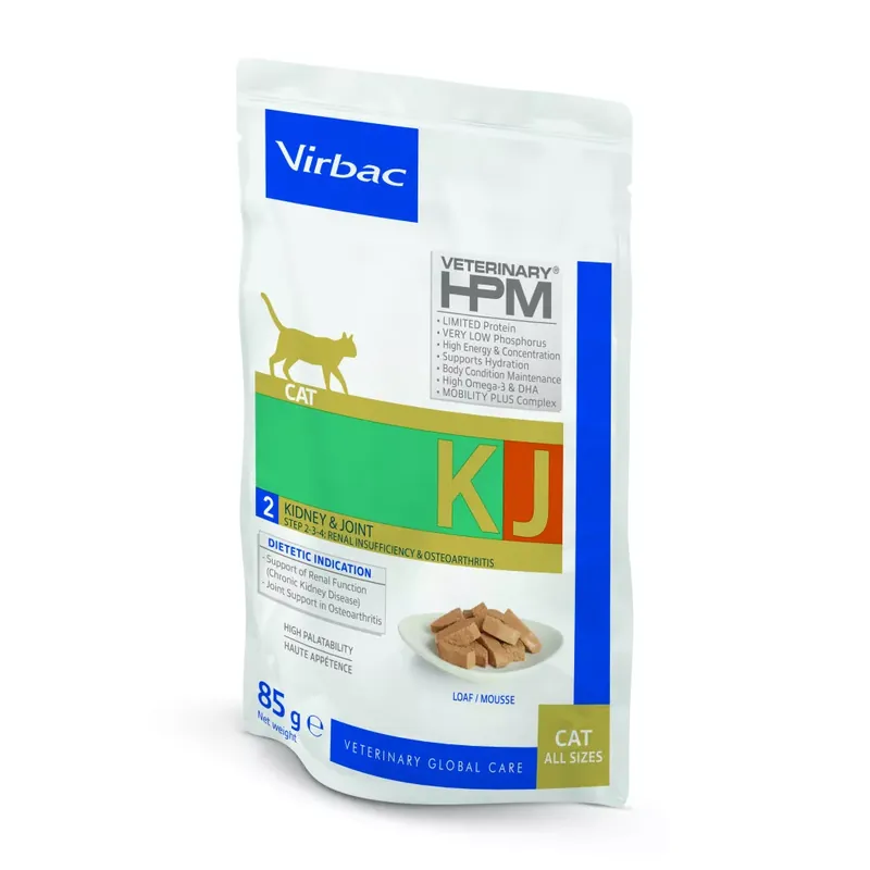 Virbac HPM DIET CAT Kidney & Joint "2" 85 g Szuper akció