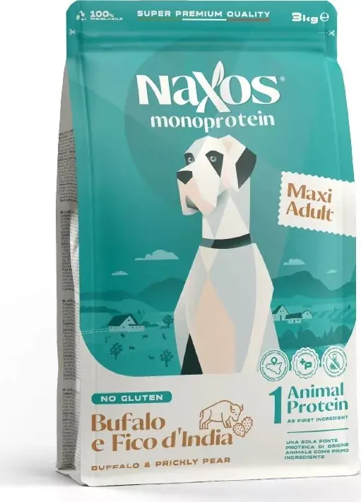 Kiárusítás Adragna Naxos Adult Maxi Bivaly Monoprotein 3 kg