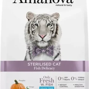 AmaNova Cat GF Sterilised White Fish Delicacy 4 kg Rendeld meg most