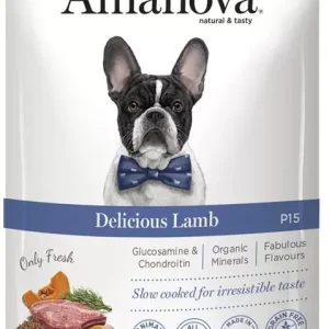 Utolsó esély Amanova Dog GF Adult Delicious Lamb & Pumpkin P15 100 g