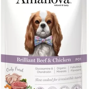 Olcsó AmaNova Dog GF Pouch Adult Brilliant Beef & Chicken P01 100 g