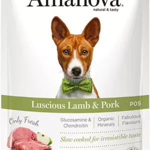 Árengedmény AmaNova Dog GF Pouch Adult Luscious Lamb & Pork P05 300 g