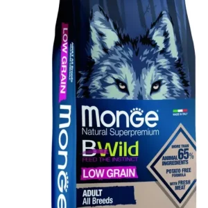 Monge BWild Low Grain Dog All breeds Liba - Adult 12 kg Utolsó esély