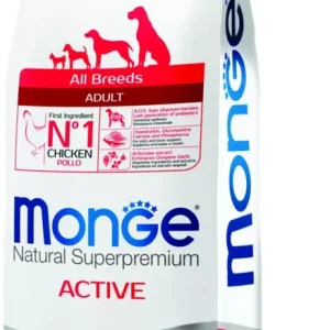 Akció Monge Dog Speciality Line All Breeds Active - Csirke - Adult 12 kg