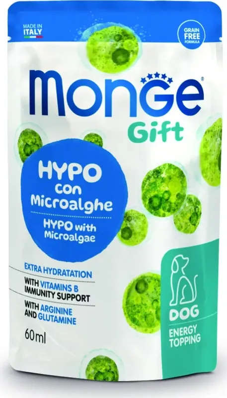 Utolsó esély Monge GIFT Dog HYPO mikroalgák 60 ml