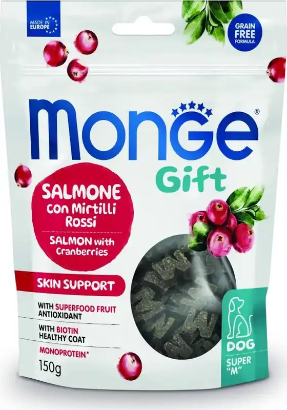 Monge GIFT Dog Bőr- és szőrápoló - Lazac és vörösáfonya 150 g Utolsó esély