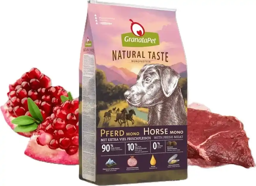 Azonnali szállítás GranataPet Natural Taste száraztáp mono ló 4 kg