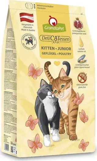 Korlátozott ajánlat GranataPet DeliCatessen száraztáp Kitten szárnyas száraztáp 1,8 kg