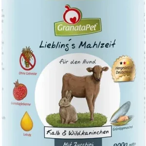 Exkluzív ajánlat GranataPet Liebling‘s Mahlzeit borjú és nyúl konzerv 400 g