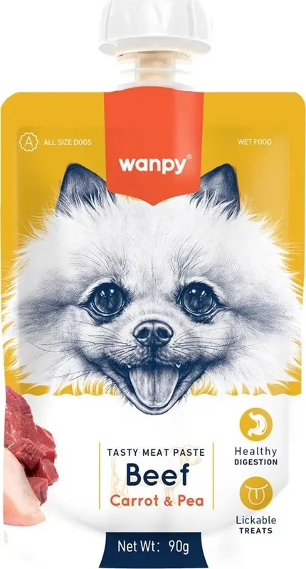 Wanpy DOG Tasty Meat Paste Beef - Carrot 90 g Legjobb ár