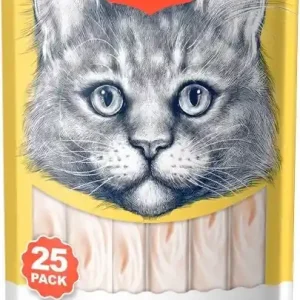 Csak ma Wanpy CAT Retort Creamy Treat - Chicken 25 x 14 g