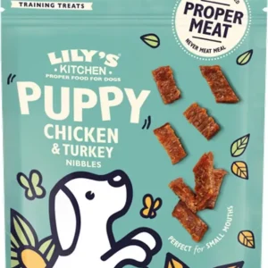 Azonnali szállítás Lily‘s Kitchen Dog Puppy Chicken & Turkey Nibbles 70 g
