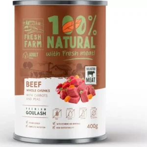Fresh Farm Goulash with beef, carrots & peas 400 g Olcsóbb