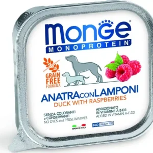 Monge Dog MONOPROTEIN Fruits Paté kacsa-málna 150 g Ne maradj le