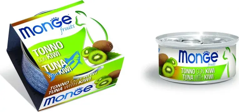 Biztonságos fizetés Monge Cat Fruit Tonhal & kiwi 80 g