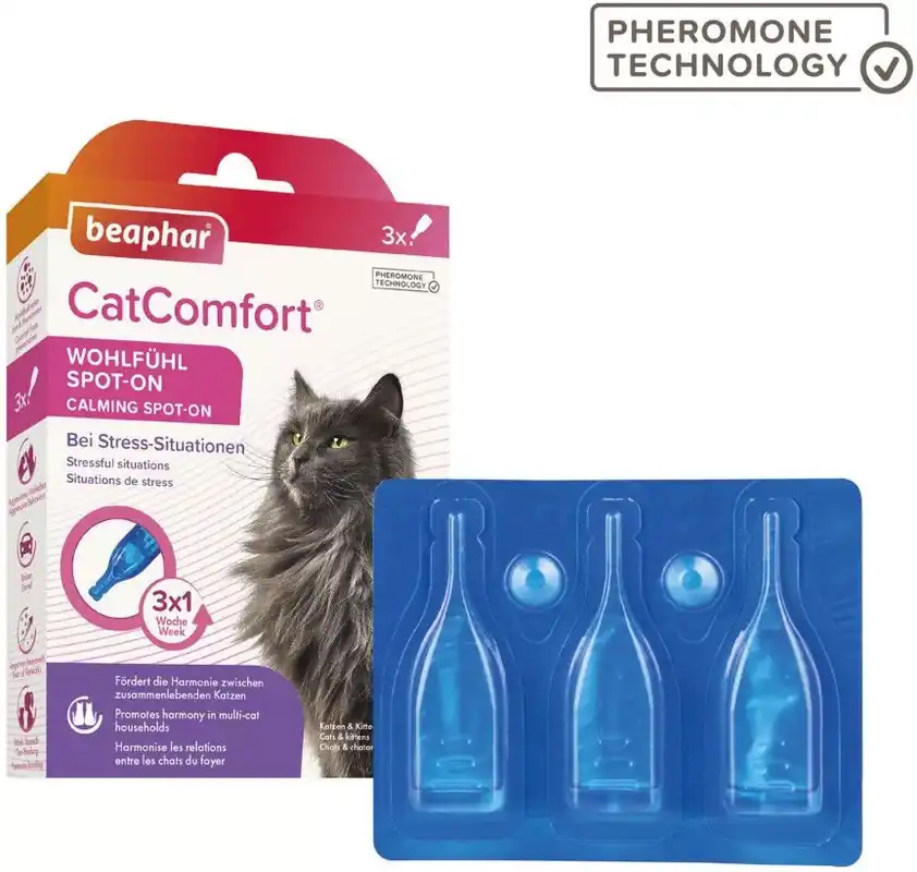 Legnépszerűbb Beaphar CatComfort nyugtató hatású feromonos spot-on 3 x 0,5 ml