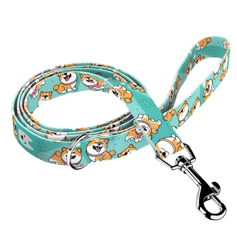 Biztonságos fizetés Shiba Inu, Kék - Kutya Póráz - Shiba Inu, blue - april & june