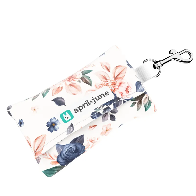 Végkiárusítás Virág mintás - Kutyakaki zacskó tartó - Classic Vintage Floral - april & june