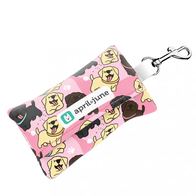 Labrador retriever, rózsaszín - Kutyakaki zacskó tartó - pink - april & june Nézd meg most
