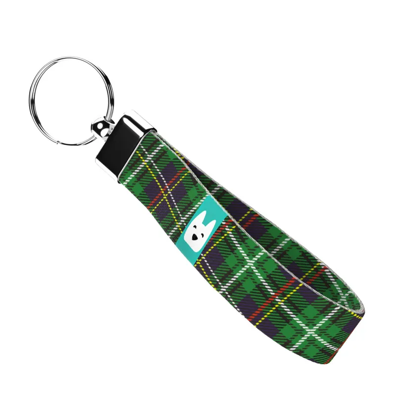 Olcsó Klasszikus Zöld Kockás - Kulcstartó - Classic Christmas Tartan Green - april & june