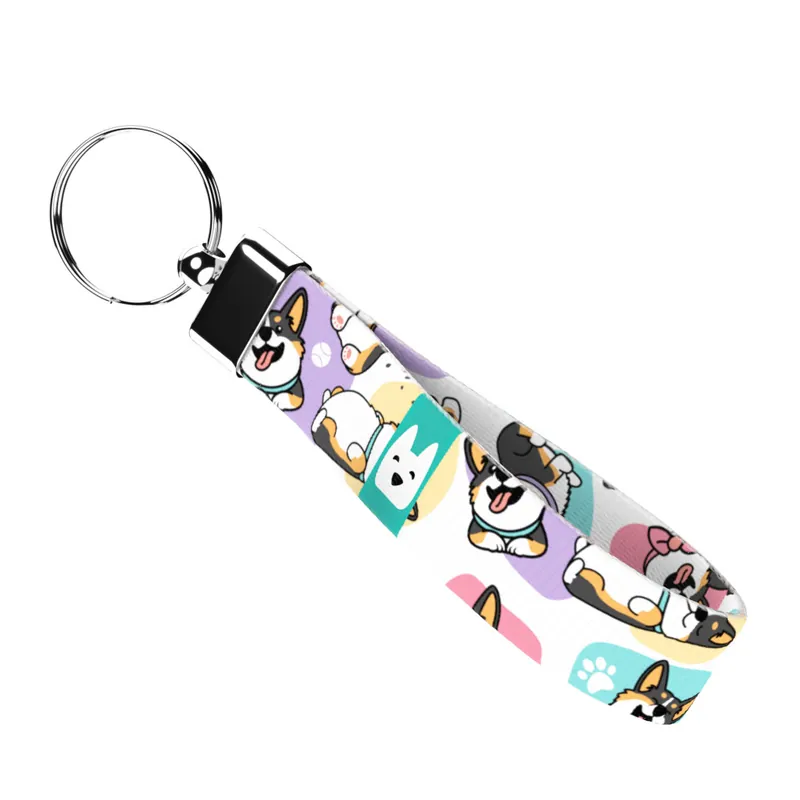 Expressz szállítás Pembroke Welsh Corgi, tricolor - Kulcstartó - Pembroke Welsh Corgi, tricolor - april & june