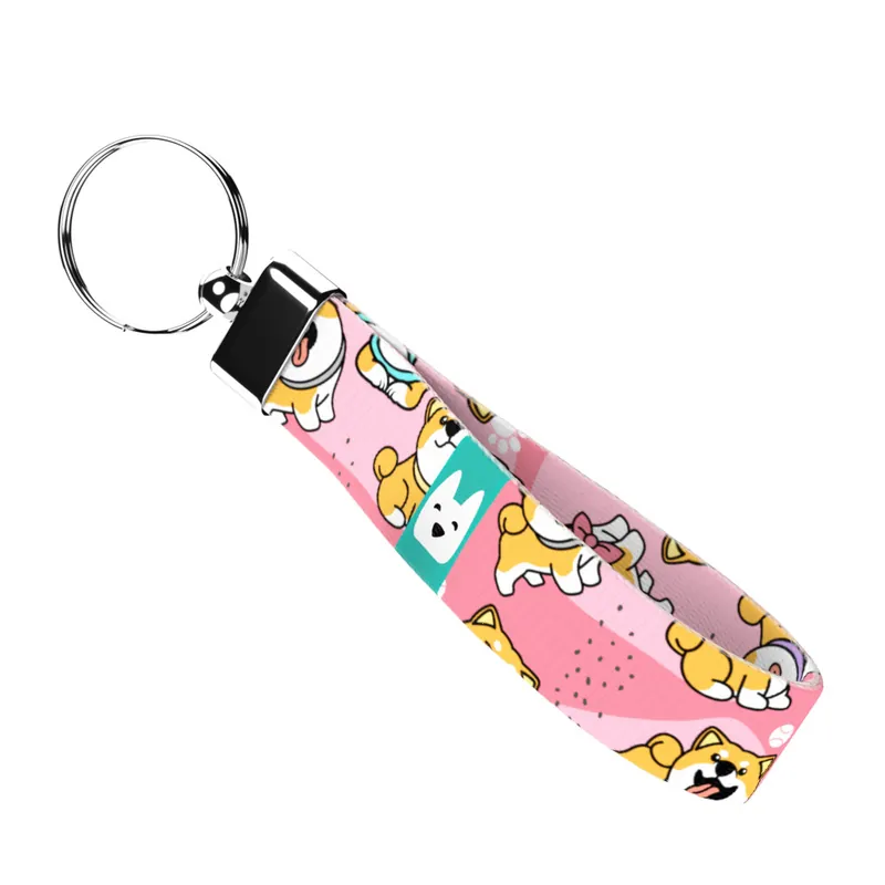 Különleges ajánlat Shiba Inu, Rózsaszín - Kulcstartó - Shiba Inu, pink - april & june