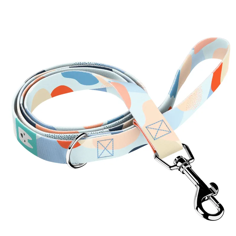 Rendeld meg most Pasztell kék és barack - Kutya Póráz - Pastel blue and peach - april & june