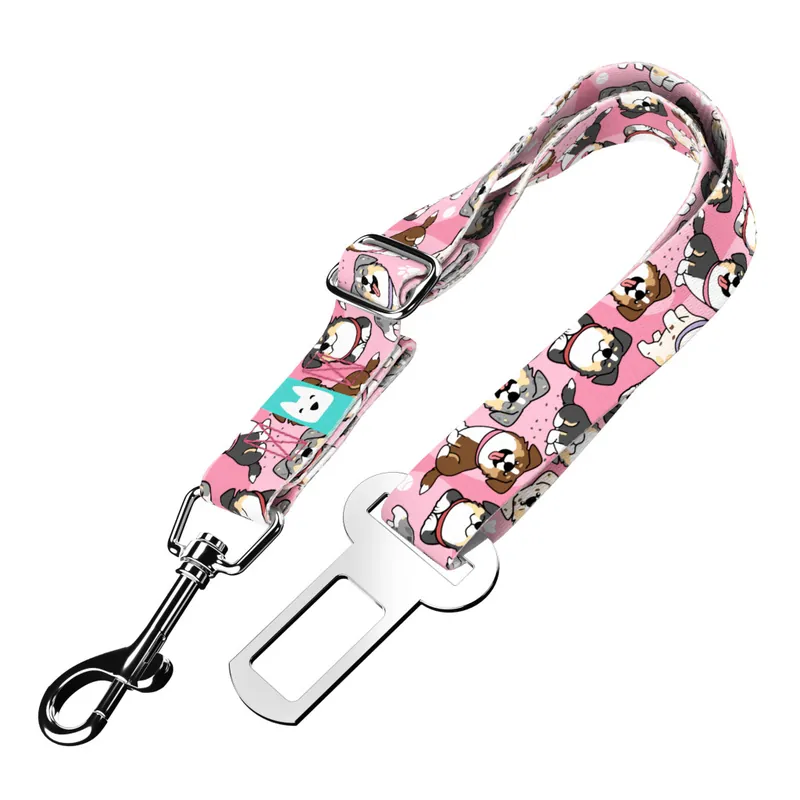 Akció Ausztrál juhász, rózsaszín - Kutya biztonsági öv - pink - april & june